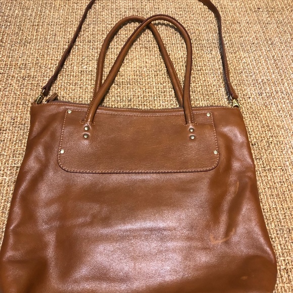 Regina Italian Leather Large Studded Tote/Shoulder Bag - Picture 4 of 14